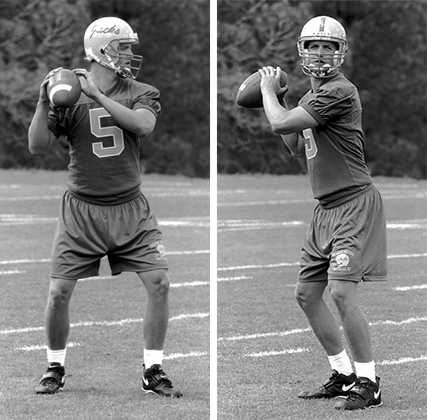 Quarterback Throwing Motion